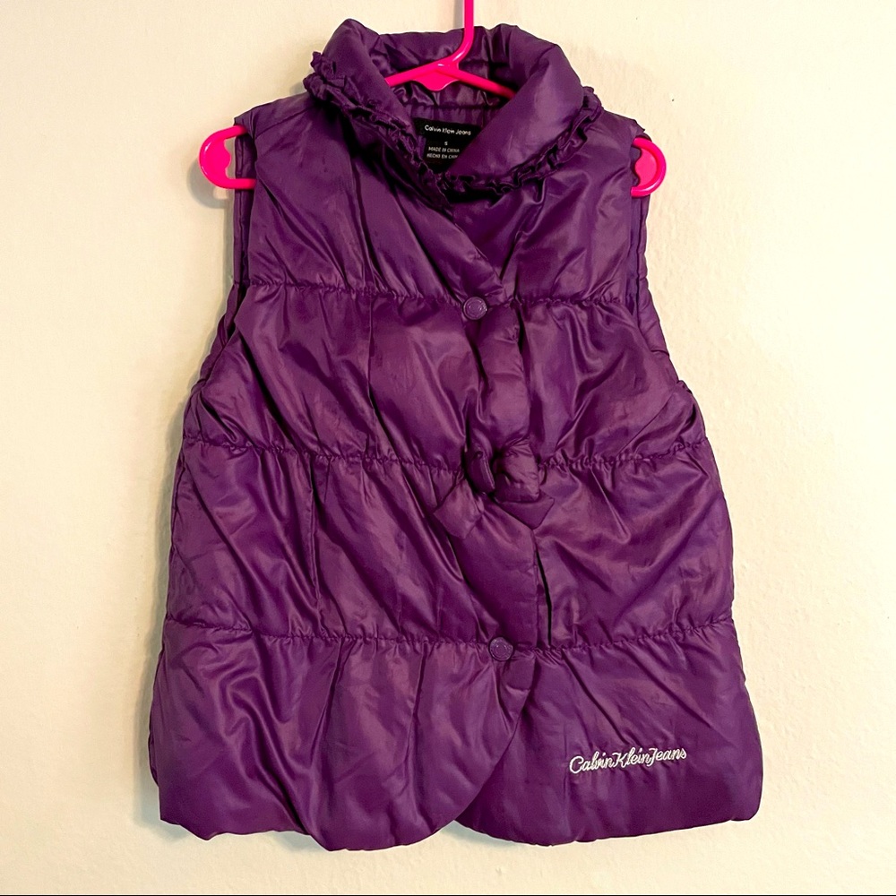Girls Puffer Vest Calvin Klein Size 5